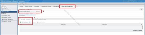 vsphere smart card no valid certificates|Configuring and Managing Smart Card Authentication for ESXi .